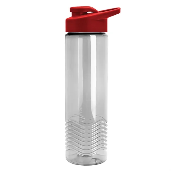 New Slim Cylinder Design 24 oz. Transparent Sport Bottle with Drink-Thru... from ASI 40480 Koozie Group