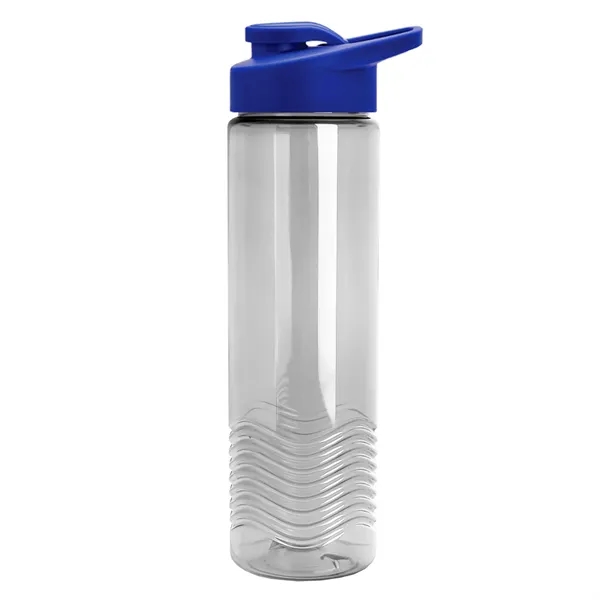 New Slim Cylinder Design 24 oz. Transparent Sport Bottle with Drink-Thru... from ASI 40480 Koozie Group