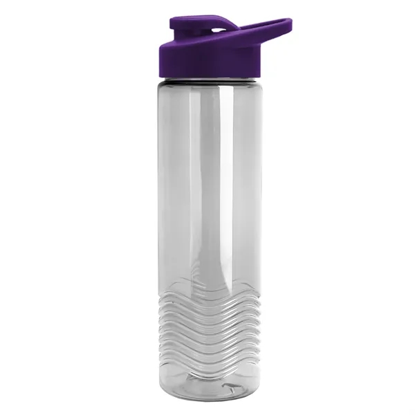 New Slim Cylinder Design 24 oz. Transparent Sport Bottle with Drink-Thru... from ASI 40480 Koozie Group