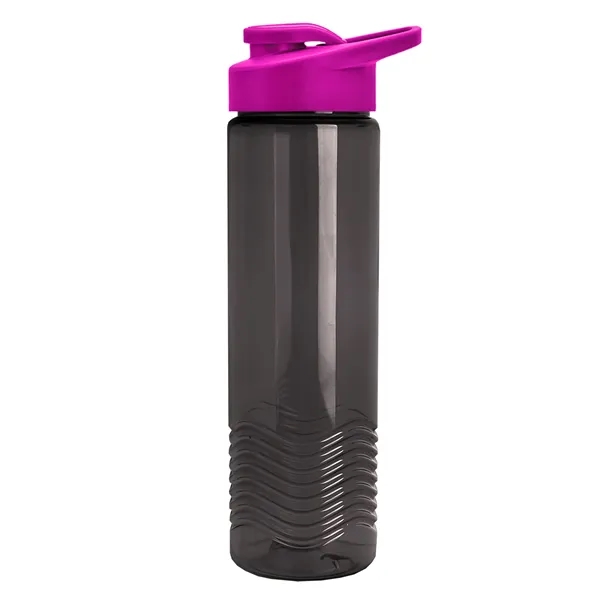 New Slim Cylinder Design 24 oz. Transparent Sport Bottle with Drink-Thru... from ASI 40480 Koozie Group