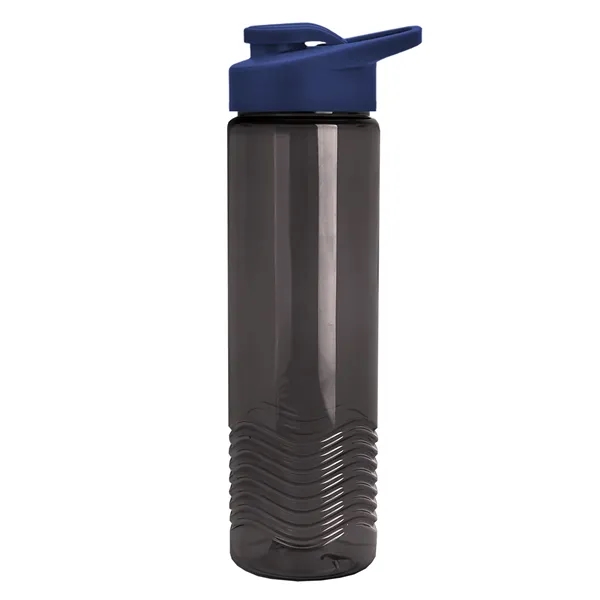 New Slim Cylinder Design 24 oz. Transparent Sport Bottle with Drink-Thru... from ASI 40480 Koozie Group