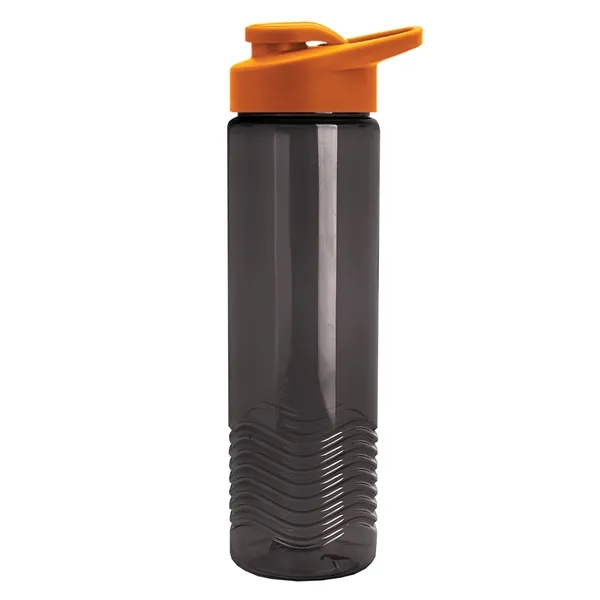 New Slim Cylinder Design 24 oz. Transparent Sport Bottle with Drink-Thru... from ASI 40480 Koozie Group