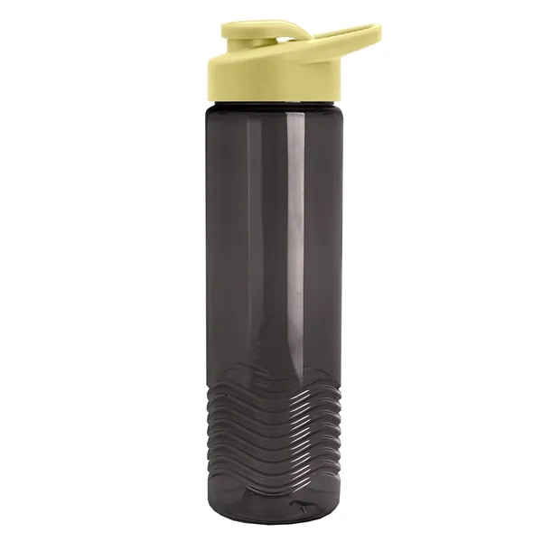 New Slim Cylinder Design 24 oz. Transparent Sport Bottle with Drink-Thru... from ASI 40480 Koozie Group