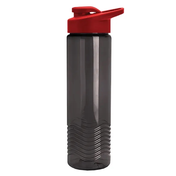 New Slim Cylinder Design 24 oz. Transparent Sport Bottle with Drink-Thru... from ASI 40480 Koozie Group