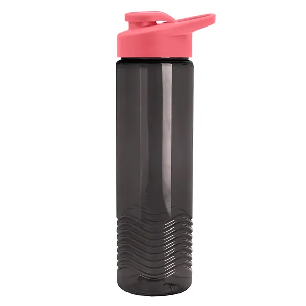 New Slim Cylinder Design 24 oz. Transparent Sport Bottle with Drink-Thru... from ASI 40480 Koozie Group