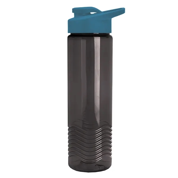 New Slim Cylinder Design 24 oz. Transparent Sport Bottle with Drink-Thru... from ASI 40480 Koozie Group