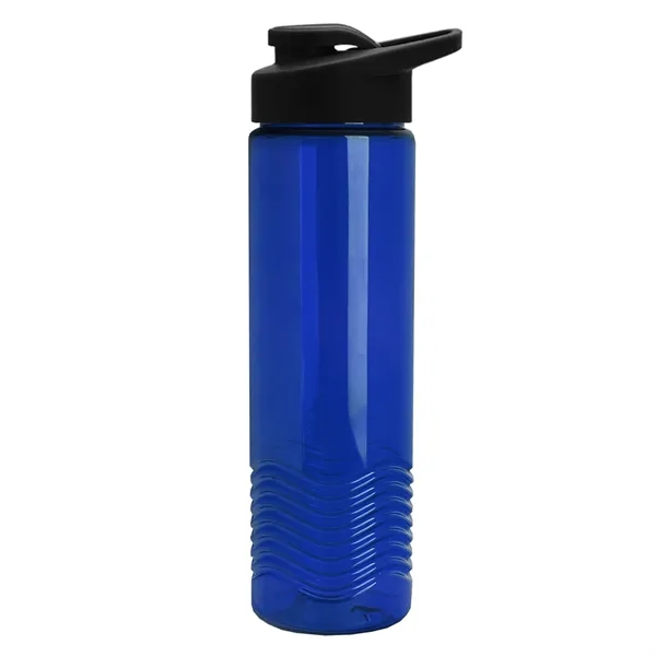 New Slim Cylinder Design 24 oz. Transparent Sport Bottle with Drink-Thru... from ASI 40480 Koozie Group