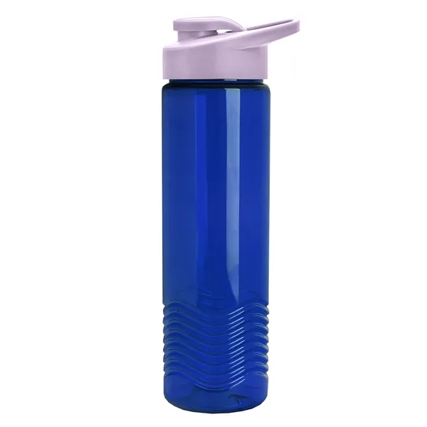 New Slim Cylinder Design 24 oz. Transparent Sport Bottle with Drink-Thru... from ASI 40480 Koozie Group