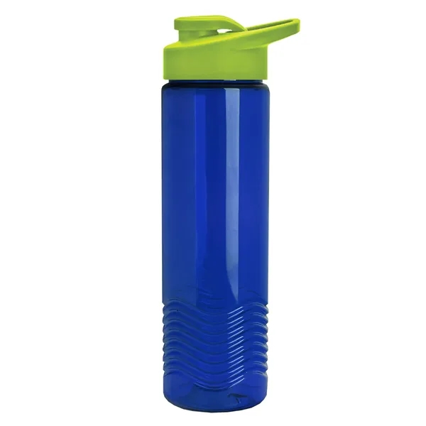 New Slim Cylinder Design 24 oz. Transparent Sport Bottle with Drink-Thru... from ASI 40480 Koozie Group