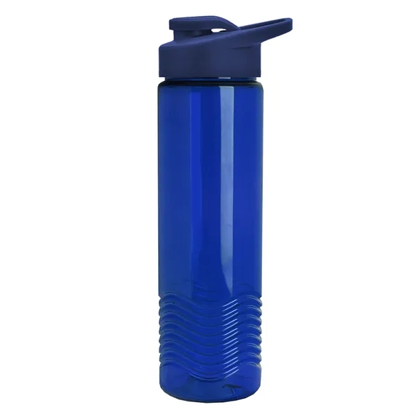 New Slim Cylinder Design 24 oz. Transparent Sport Bottle with Drink-Thru... from ASI 40480 Koozie Group