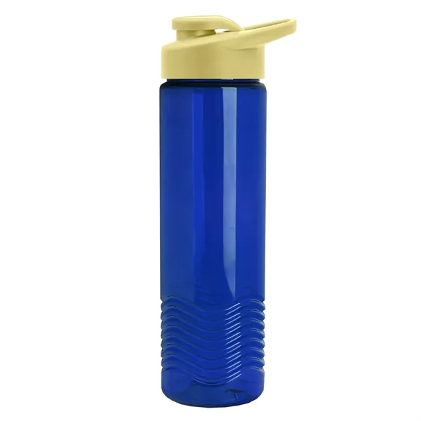 New Slim Cylinder Design 24 oz. Transparent Sport Bottle with Drink-Thru... from ASI 40480 Koozie Group