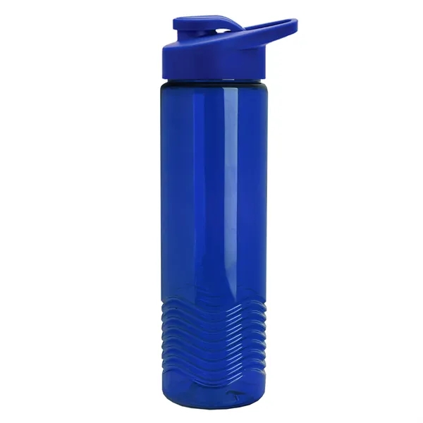 New Slim Cylinder Design 24 oz. Transparent Sport Bottle with Drink-Thru... from ASI 40480 Koozie Group