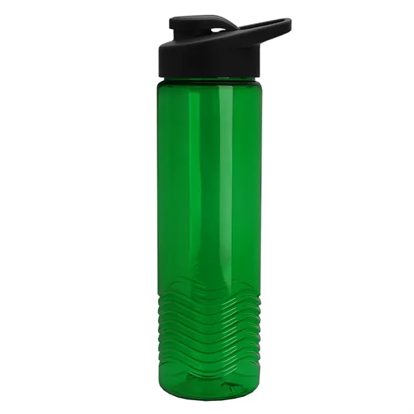 New Slim Cylinder Design 24 oz. Transparent Sport Bottle with Drink-Thru... from ASI 40480 Koozie Group
