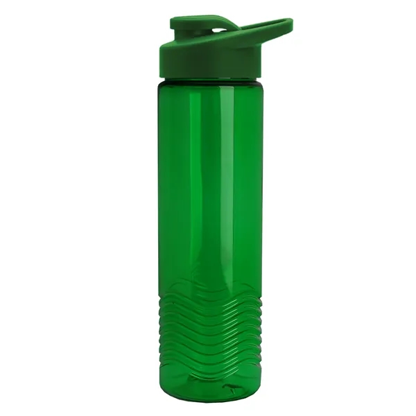 New Slim Cylinder Design 24 oz. Transparent Sport Bottle with Drink-Thru... from ASI 40480 Koozie Group