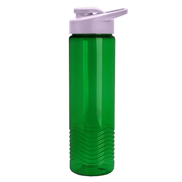 New Slim Cylinder Design 24 oz. Transparent Sport Bottle with Drink-Thru... from ASI 40480 Koozie Group