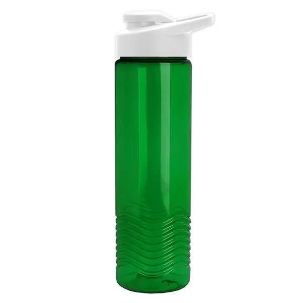 New Slim Cylinder Design 24 oz. Transparent Sport Bottle with Drink-Thru... from ASI 40480 Koozie Group