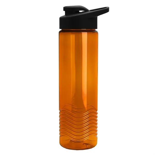 New Slim Cylinder Design 24 oz. Transparent Sport Bottle with Drink-Thru... from ASI 40480 Koozie Group