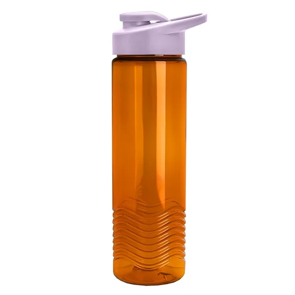 New Slim Cylinder Design 24 oz. Transparent Sport Bottle with Drink-Thru... from ASI 40480 Koozie Group