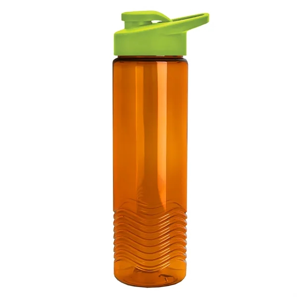 New Slim Cylinder Design 24 oz. Transparent Sport Bottle with Drink-Thru... from ASI 40480 Koozie Group