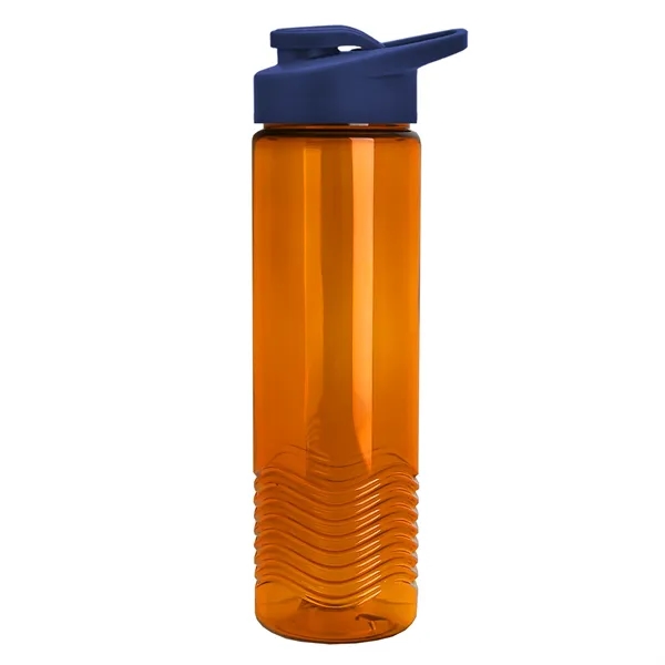 New Slim Cylinder Design 24 oz. Transparent Sport Bottle with Drink-Thru... from ASI 40480 Koozie Group