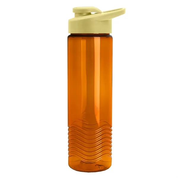 New Slim Cylinder Design 24 oz. Transparent Sport Bottle with Drink-Thru... from ASI 40480 Koozie Group
