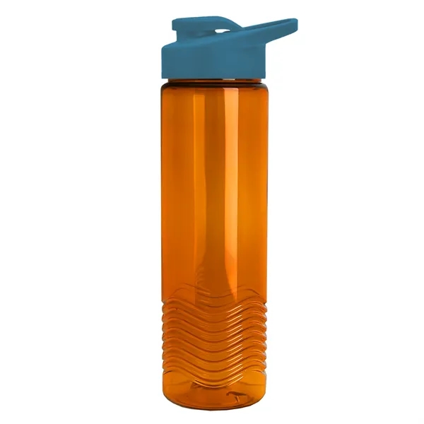 New Slim Cylinder Design 24 oz. Transparent Sport Bottle with Drink-Thru... from ASI 40480 Koozie Group