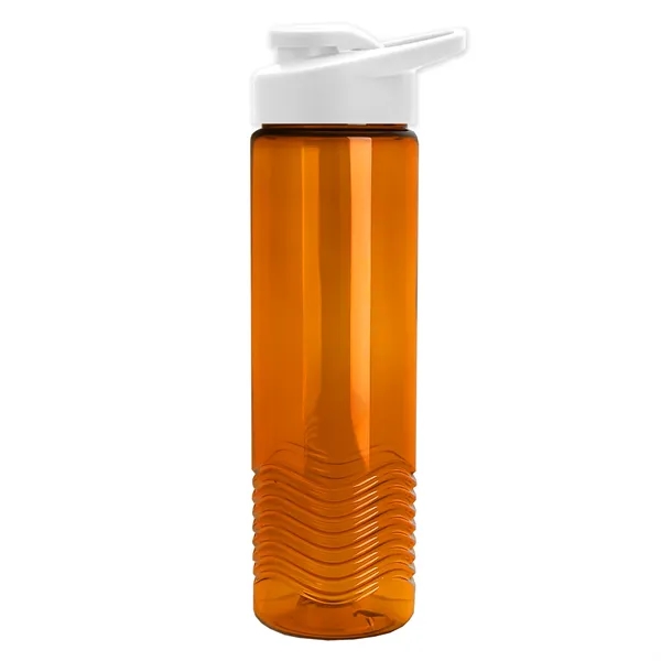 New Slim Cylinder Design 24 oz. Transparent Sport Bottle with Drink-Thru... from ASI 40480 Koozie Group