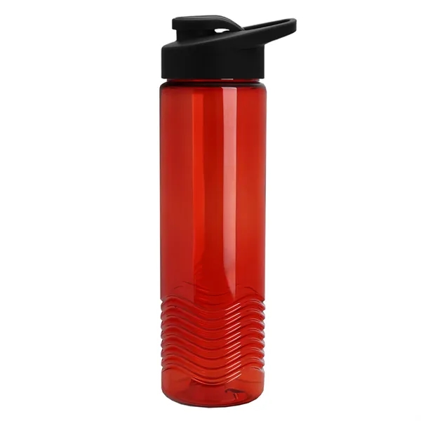 New Slim Cylinder Design 24 oz. Transparent Sport Bottle with Drink-Thru... from ASI 40480 Koozie Group