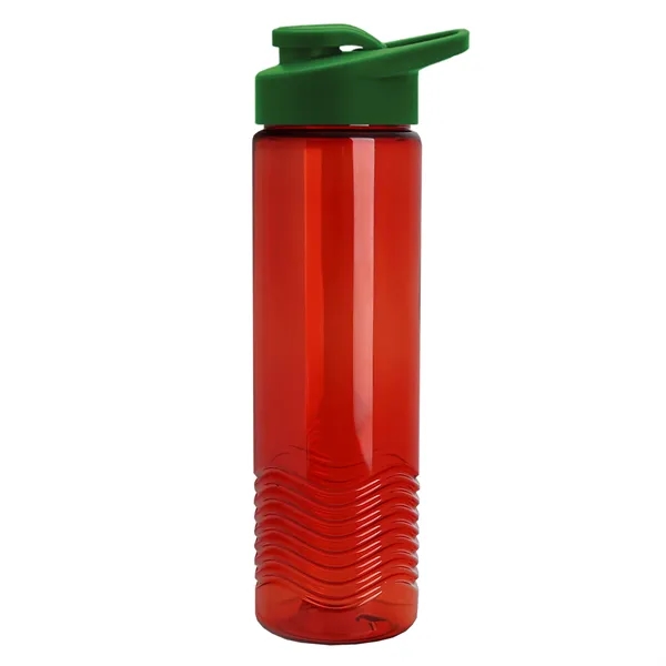 New Slim Cylinder Design 24 oz. Transparent Sport Bottle with Drink-Thru... from ASI 40480 Koozie Group