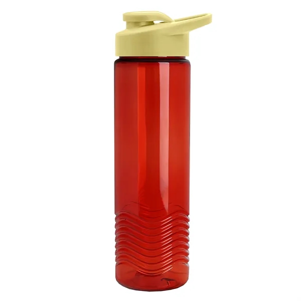 New Slim Cylinder Design 24 oz. Transparent Sport Bottle with Drink-Thru... from ASI 40480 Koozie Group