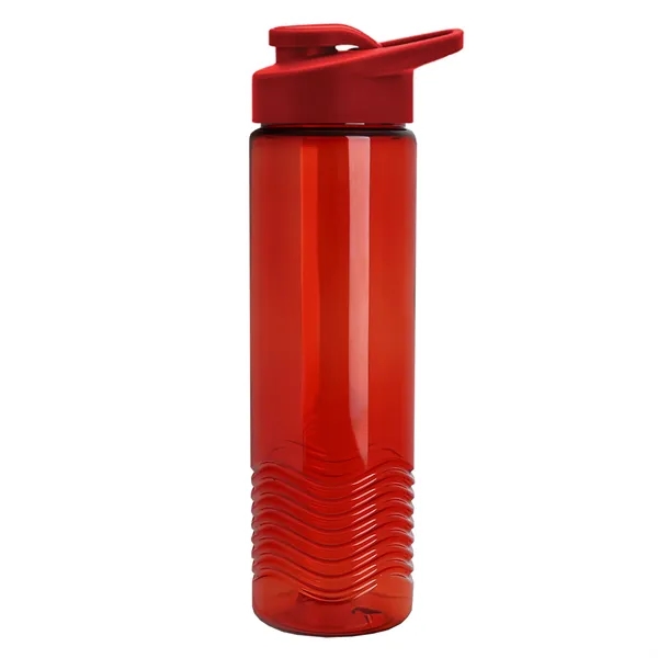 New Slim Cylinder Design 24 oz. Transparent Sport Bottle with Drink-Thru... from ASI 40480 Koozie Group