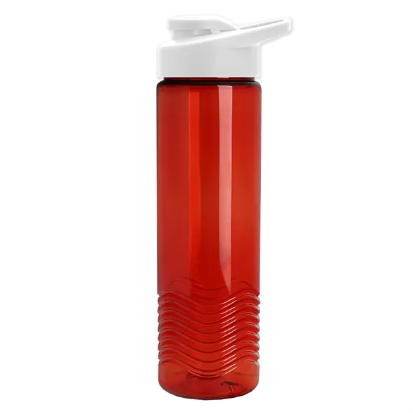 New Slim Cylinder Design 24 oz. Transparent Sport Bottle with Drink-Thru... from ASI 40480 Koozie Group