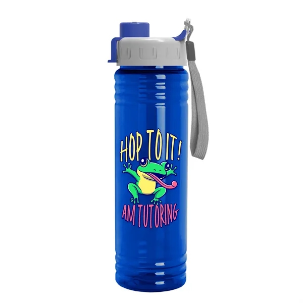 24 oz. Slim Fit UpCycle RPET Bottles with Quick Snap Lid... from ASI 40480 Koozie Group