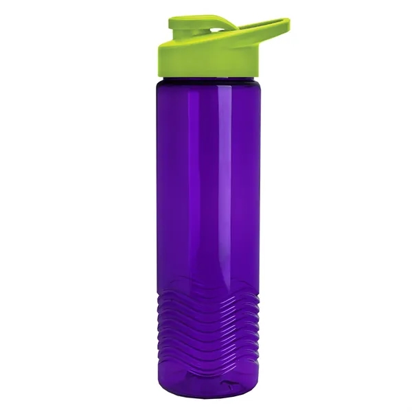 New Slim Cylinder Design 24 oz. Transparent Sport Bottle with Drink-Thru... from ASI 40480 Koozie Group