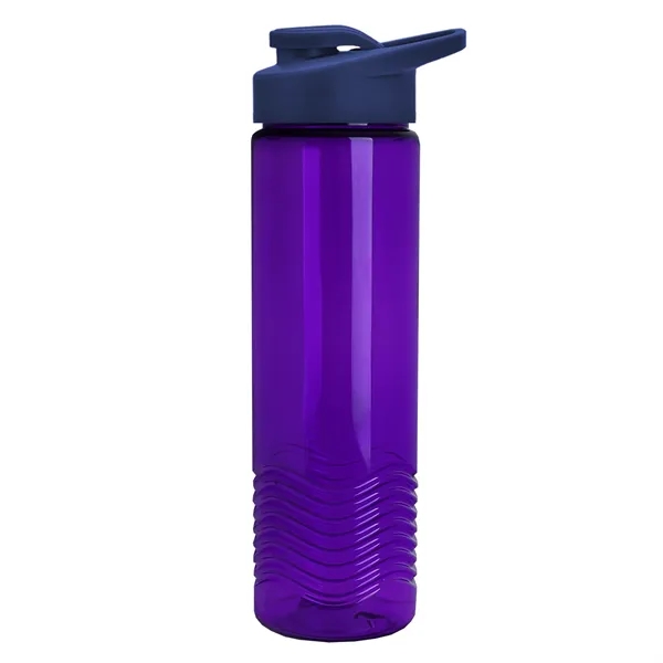 New Slim Cylinder Design 24 oz. Transparent Sport Bottle with Drink-Thru... from ASI 40480 Koozie Group