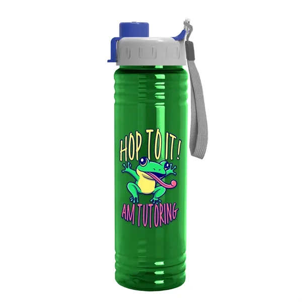 24 oz. Slim Fit UpCycle RPET Bottles with Quick Snap Lid... from ASI 40480 Koozie Group