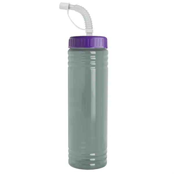 24 oz. Slim Fit UpCycle RPET Bottle with Straw Lid.... from ASI 40480 Koozie Group