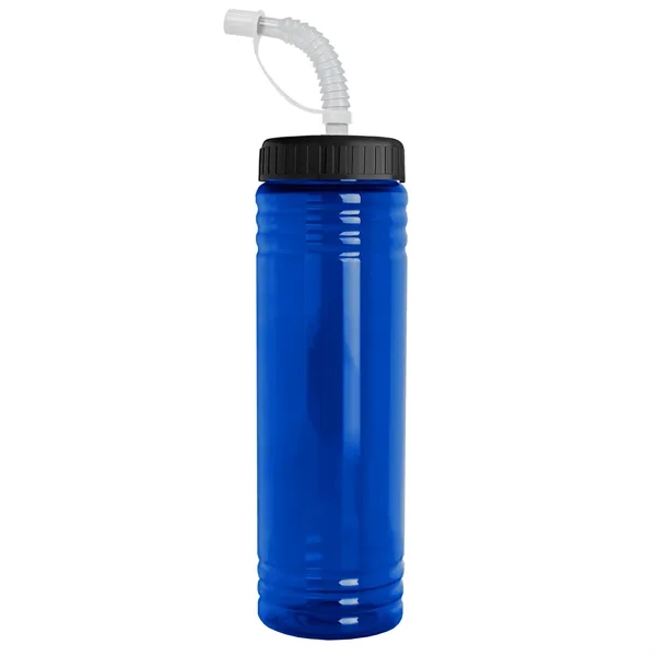24 oz. Slim Fit UpCycle RPET Bottle with Straw Lid.... from ASI 40480 Koozie Group