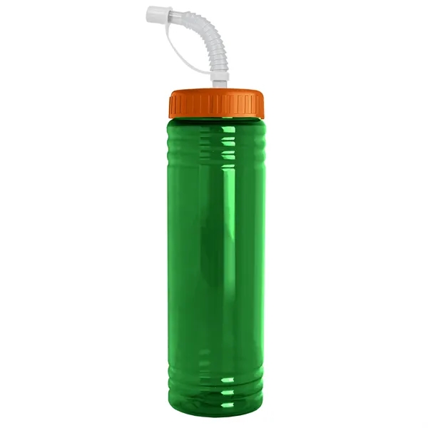 24 oz. Slim Fit UpCycle RPET Bottle with Straw Lid.... from ASI 40480 Koozie Group