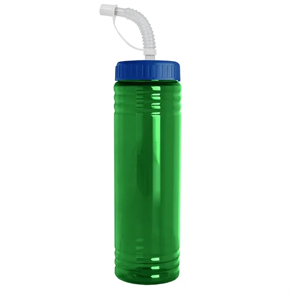 24 oz. Slim Fit UpCycle RPET Bottle with Straw Lid.... from ASI 40480 Koozie Group