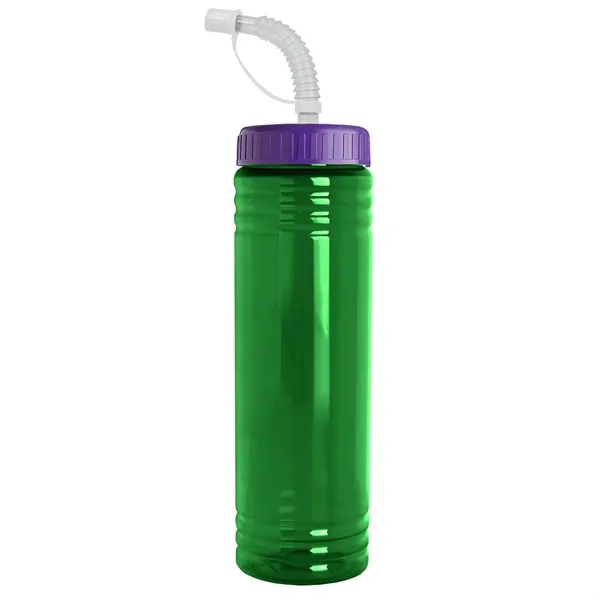 24 oz. Slim Fit UpCycle RPET Bottle with Straw Lid.... from ASI 40480 Koozie Group