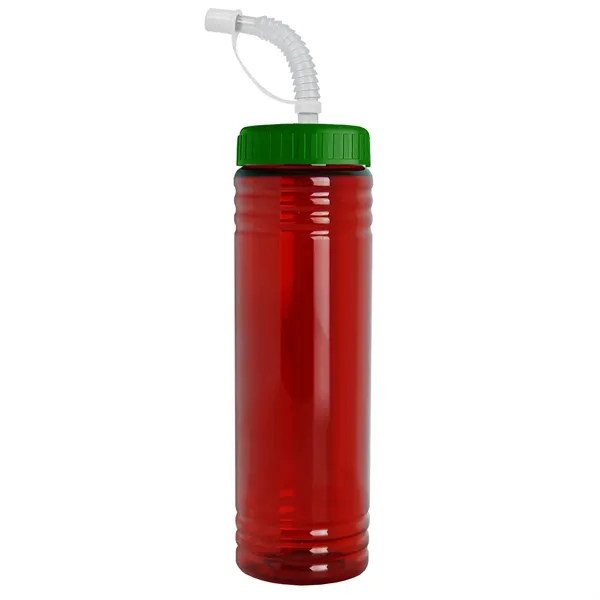 24 oz. Slim Fit UpCycle RPET Bottle with Straw Lid.... from ASI 40480 Koozie Group