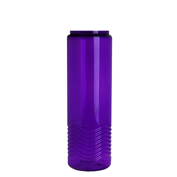 New Slim Cylinder Design 24 oz. Transparent Sport Bottle with Drink-Thru... from ASI 40480 Koozie Group
