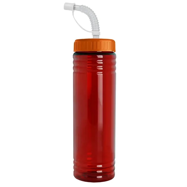 24 oz. Slim Fit UpCycle RPET Bottle with Straw Lid.... from ASI 40480 Koozie Group