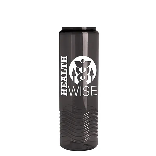 New Slim Cylinder Design 24 oz. Transparent Sport Bottle with Drink-Thru... from ASI 40480 Koozie Group