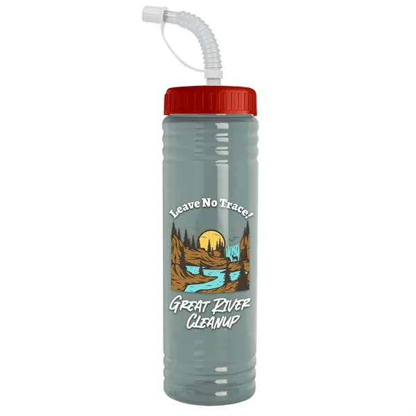 24 oz. Slim Fit UpCycle RPET Bottle with Straw Lid.... from ASI 40480 Koozie Group