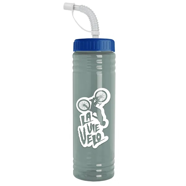 24 oz. Slim Fit UpCycle RPET Bottle with Straw Lid.... from ASI 40480 Koozie Group