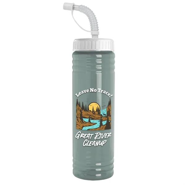 24 oz. Slim Fit UpCycle RPET Bottle with Straw Lid.... from ASI 40480 Koozie Group