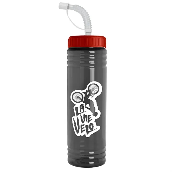 24 oz. Slim Fit UpCycle RPET Bottle with Straw Lid.... from ASI 40480 Koozie Group