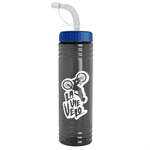 24 oz. Slim Fit UpCycle RPET Bottle with Straw Lid.... from ASI 40480 Koozie Group